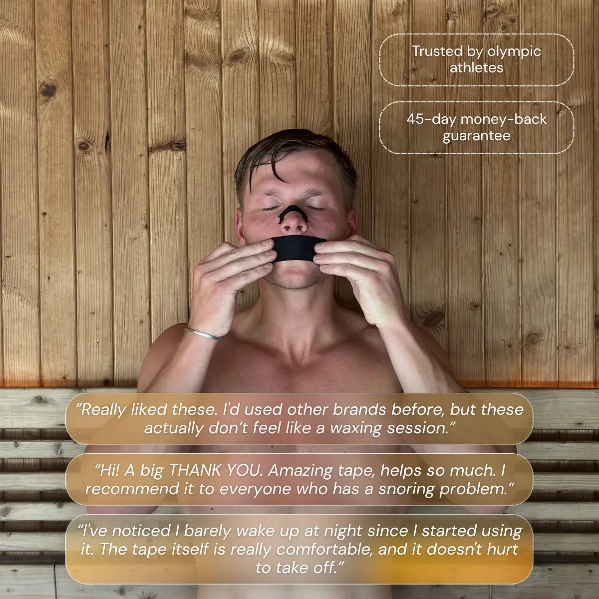 Trusted by Olympic athletes, customer reviews
