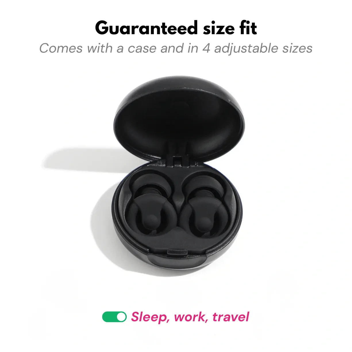 Guaranteed size fit, includes a travel case