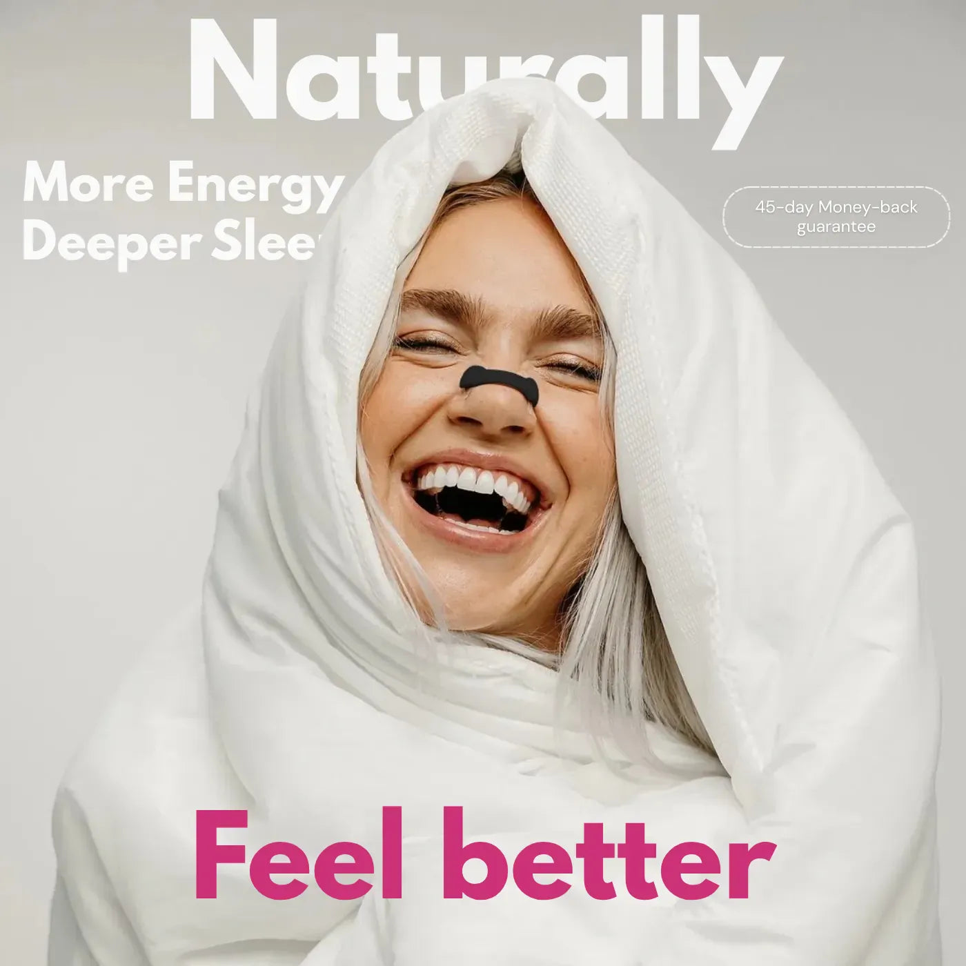 Naturally more energy and deeper sleep