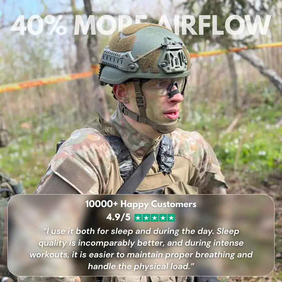 40% more airflow, drug-free, trusted for performance