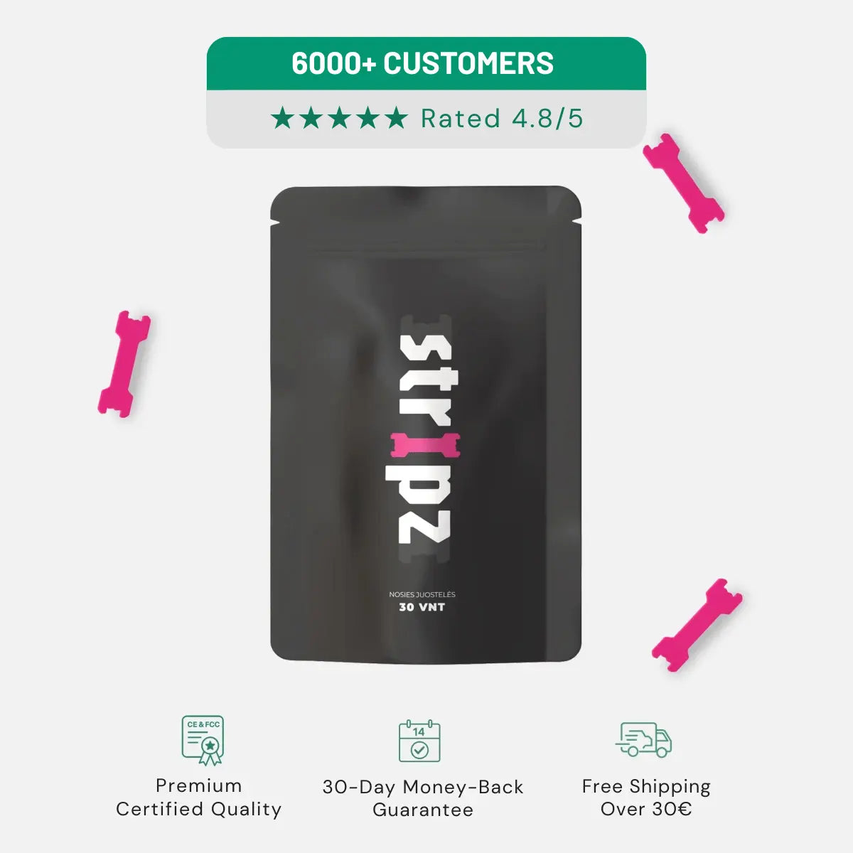 STRIPZ™ Nose Strips | 1 + 1 as a gift